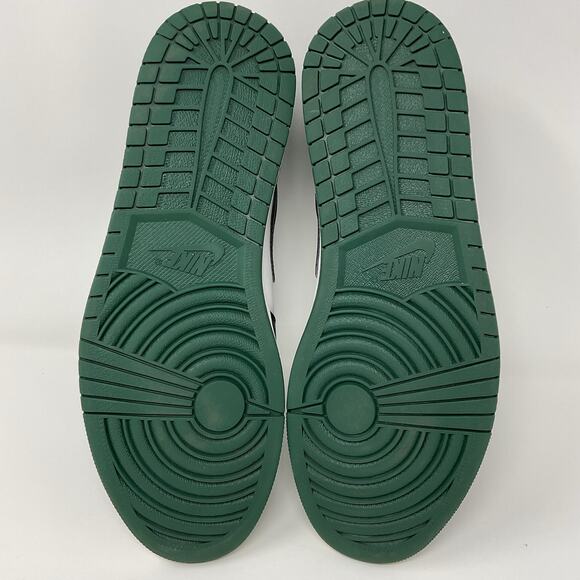 Nike Air Jordan 1 Low Black Green Toe Basketball Sneakers 553558-371 Men size 13 - Picture 3 of 9